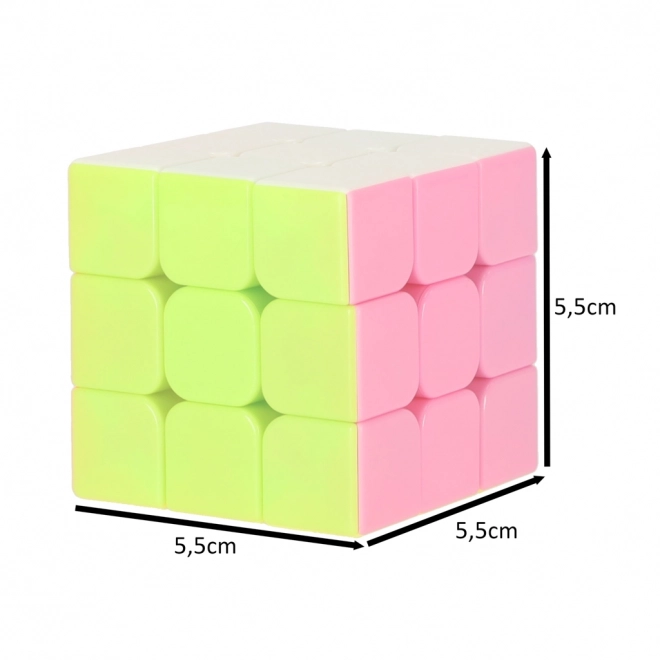 Uganka kocka 3 x 3 neon