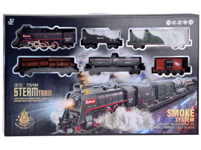 Električni vlak 185x99cm dim izhlapeva zvočni učinek RC0622