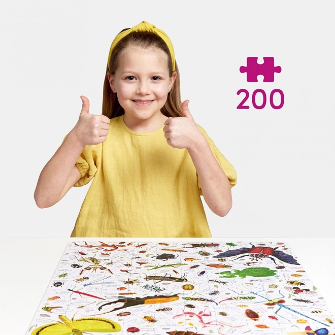 Sestavljanka Puzzlove Žuželke 200 kosov