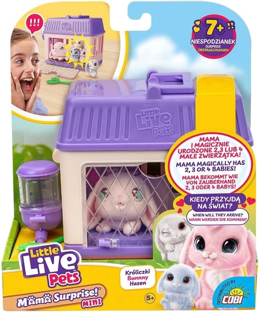 Figurica Little Live Pets - Mama Presenečenje Mini Zajček