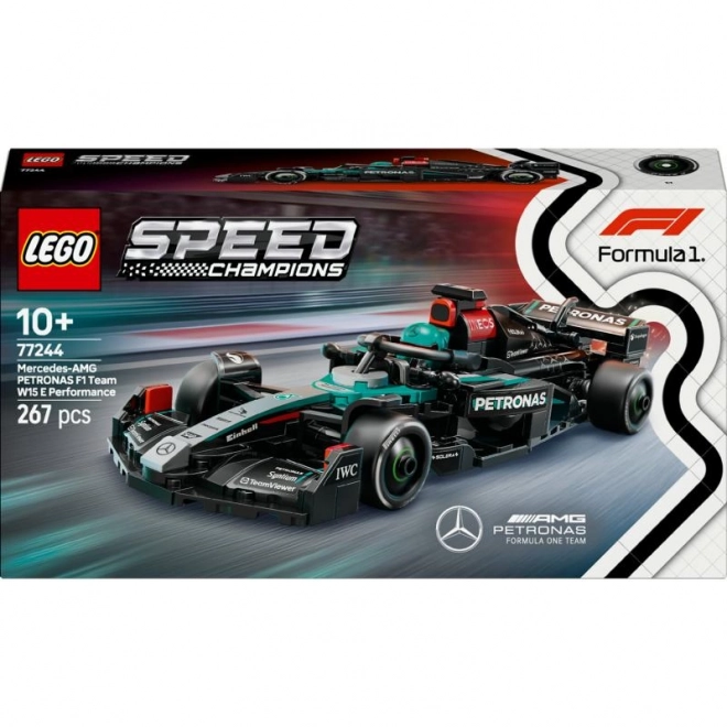 LEGO Speed Champions 77244 Dirkalni avto Mercedes-AMG F1 W15