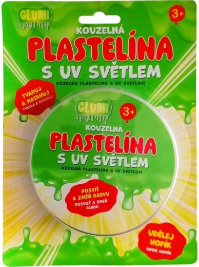 GLUMI čarobni plastelin z UV svetlobo