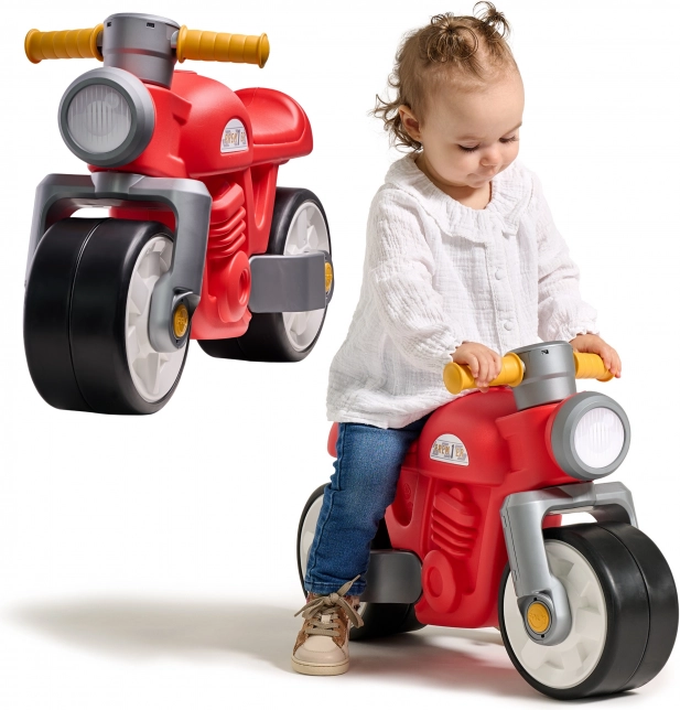 Otroški poganjalec retro motor rdeč 1+