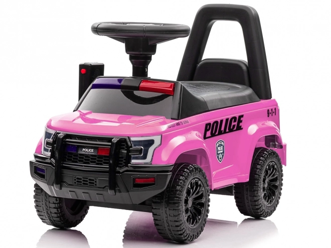 Otroški poganjalec Policija roza