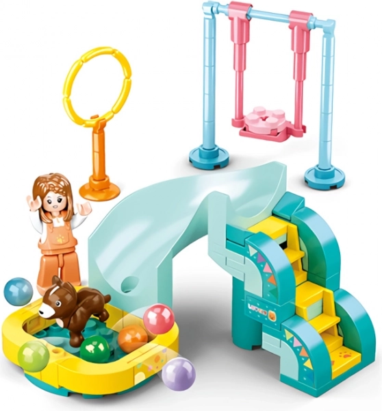 Sluban Girls Dream – igrišče za kužke, sestavljanka