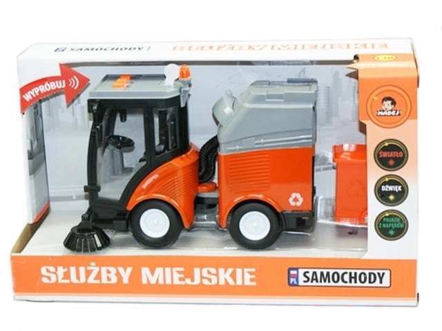 Vozilo komunalnih storitev za čiščenje ulic