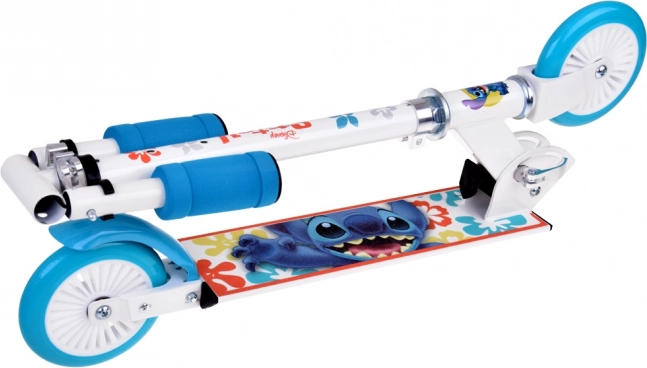 Zložljiv skiro Disney STITCH bel za otroke do 50 kg
