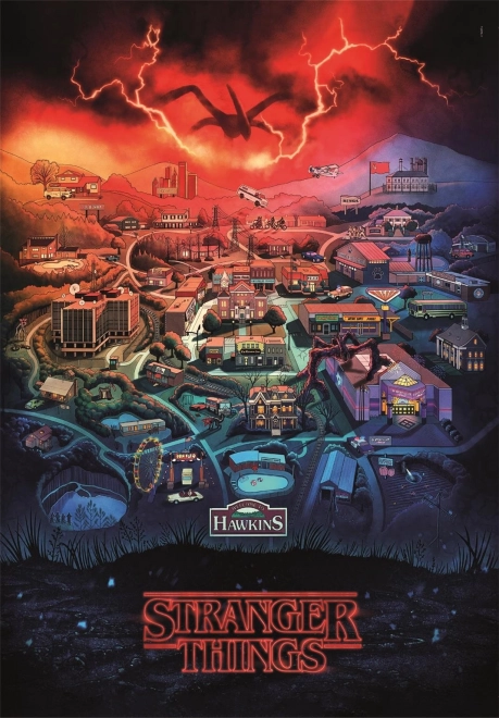 puzzle 300 koščkov stranger things