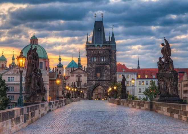 Praga: Sprehod po Karlovem mostu sestavljanka 1000 koščkov