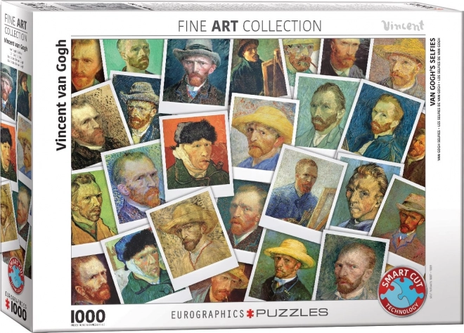EUROGRAPHICS Sestavljanka Van Goghovi Avtoportreti 1000 kosov