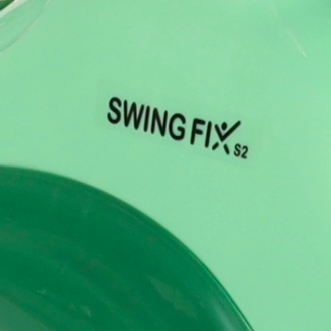 Zelena vozička igrača Swing Fix za otroke