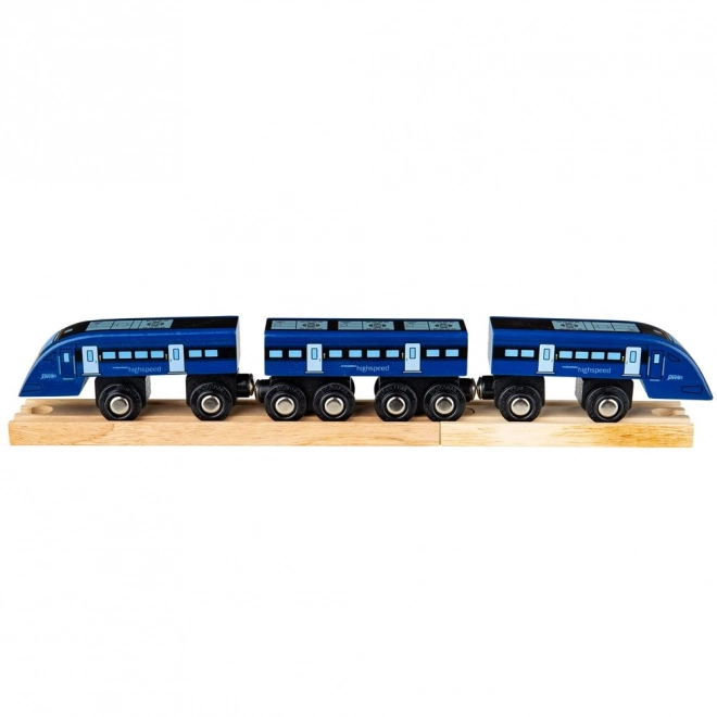 Lesen modri hitri vlak Bigjigs Rail