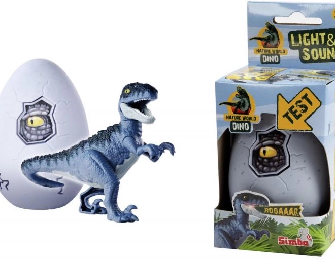 Svetleča figura dinozavra v jajcu