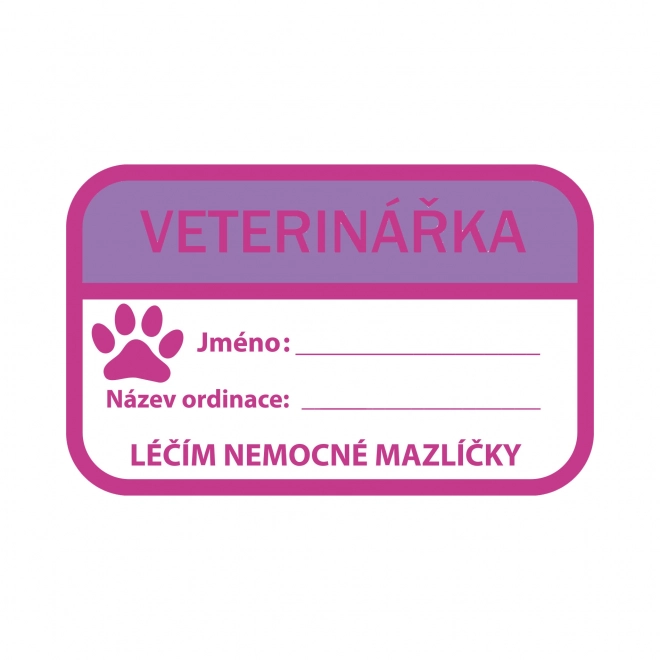 Otroški kostum veterinarka - češki potisk (M) e-embalaža