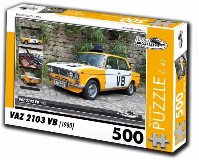 Sestavljanka Retro-avtomobili Vaz 2103 VB (1980) – 500 koščkov
