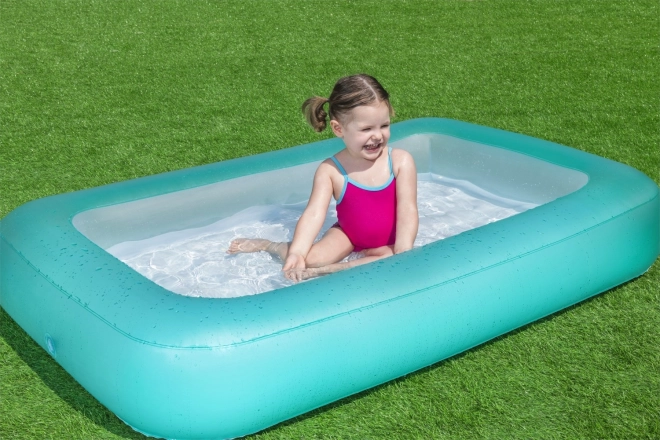 BESTWAY Pravokoten otroški napihljiv bazen 2+ 165x104x25cm + napihljivo dno