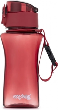 Steklenička za pitje OXY TWiST 400 ml pastelno rdeča