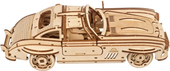 Ugears 3D lesena mehanska sestavljanka Auto Krilati Športni Coupe