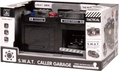Igralni set S.W.A.T. – garaža s svetlobnimi in zvočnimi učinki