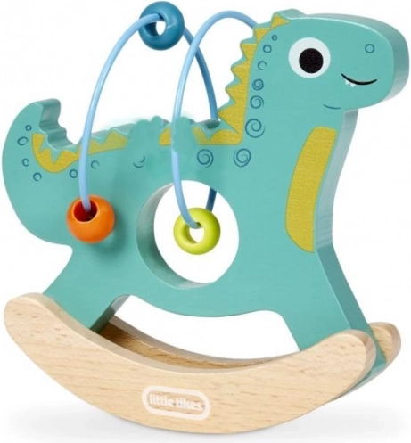 Little Tikes Lesena gugalna žival z kroglicami