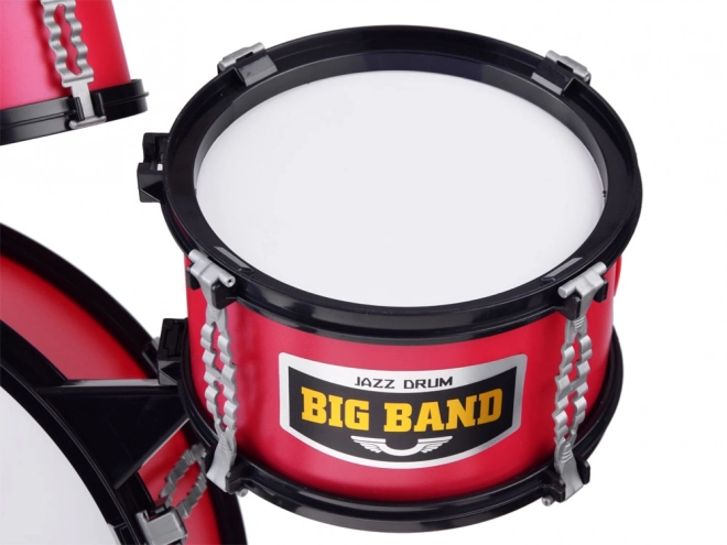 Otroški bobnarski set Big Band z bobnom in činelami