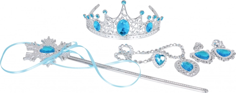 Sparkling tiara and jewelry