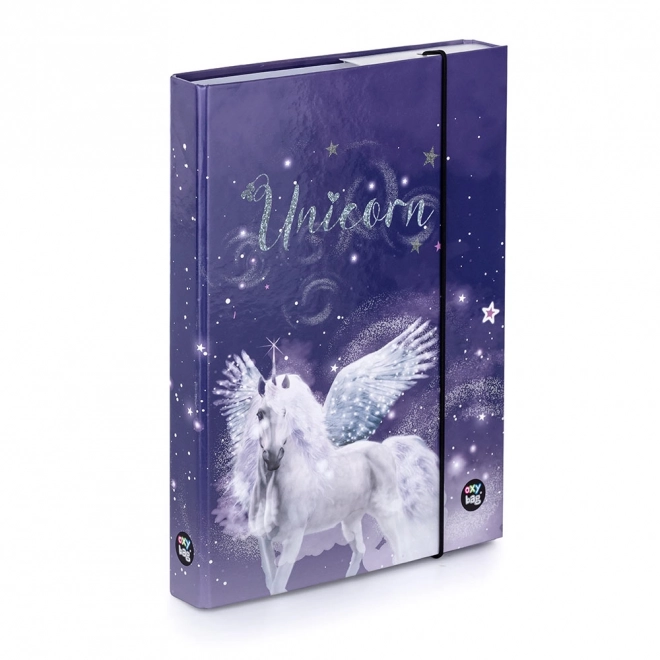 Škatla za zvezke A5 Unicorn Pegas