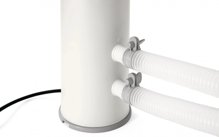 Dvojni cevni priključki z enostavnim pritrjevanjem