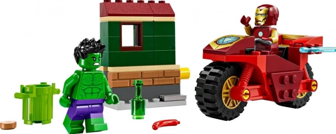 LEGO Marvel Super Heroes 76287 Iron Man z motorjem in Hulk