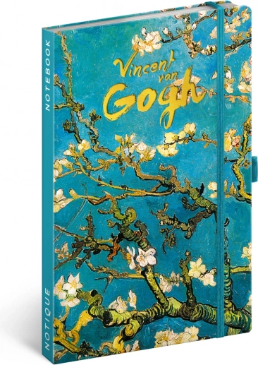 Beležnica NOTIQUE Vincent van Gogh, črtasta, 13 × 21 cm