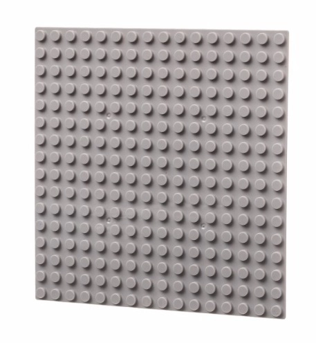L-W Toys Osnovna plošča 16x16 svetlo siva