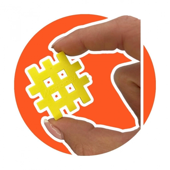 Konstrukcijske kocke Waffle mini pastel 500 kosov