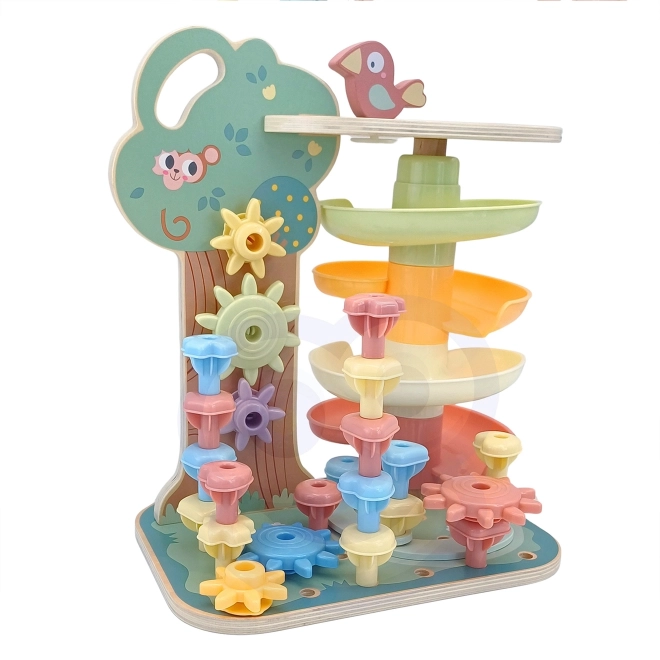 Woopie Green - Aktivno Drevo Montessori 4v1 FSC
