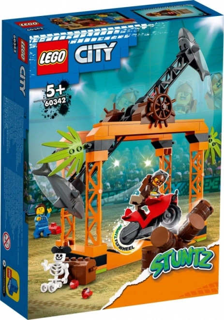 LEGO® City 60342 Izziv s kaskaderji sredi morskega psa