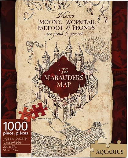 Sestavljanka Harry Potter: Mape maroderjev 1000 koščkov