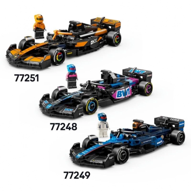 LEGO Speed Champions 77244 Dirkalni avto Mercedes-AMG F1 W15
