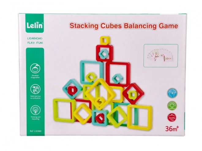 Lelin otroška balansirajoča geometrijska sestavljanka