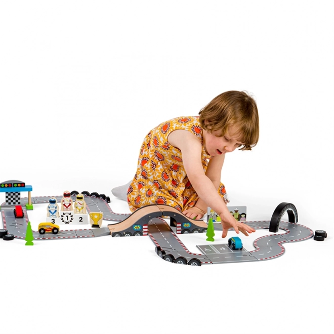 Bigjigs Rail Lesena proga dirkalni dan