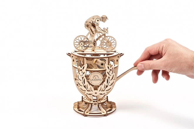 Ugears 3D lesene mehanske sestavljanke Samohodni kolesar