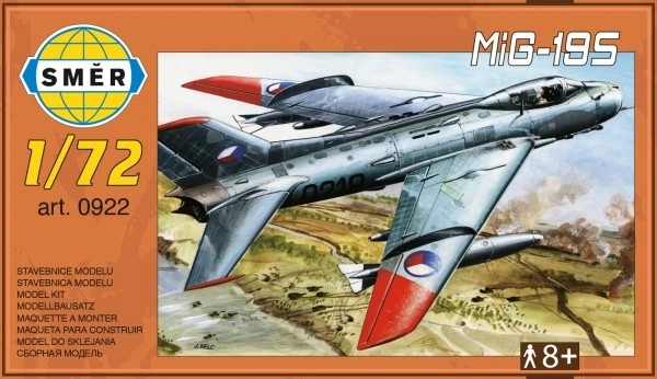 Model MIG-19S 12,5x18cm v škatli 25x15x5cm