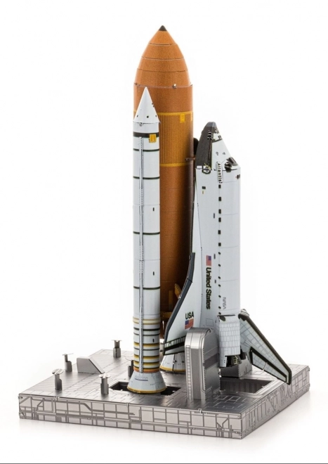 METAL EARTH 3D sestavljanka Vesoljski raketoplan Lansirni set (ICONX)