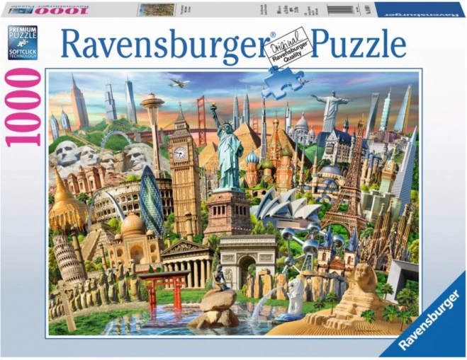 Sestavljanka svetovne znamenitosti 1000 koščkov RAVENSBURGER