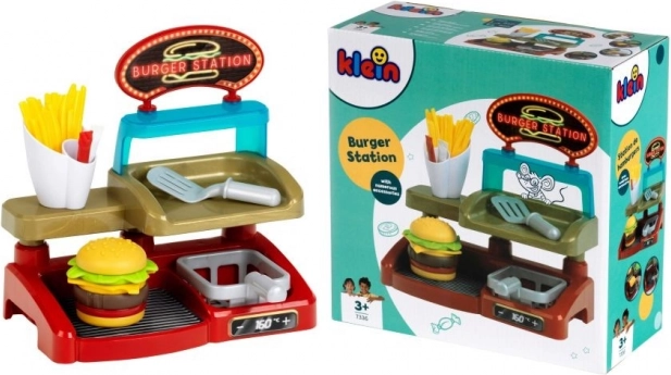 Burger shop – ustvarjalni komplet za igro z burgerjem in pomfrijem