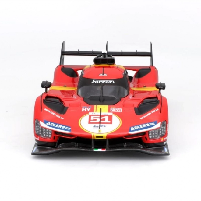 Bburago 1:24 Ferrari Racing - 499P LMH - Rdeča #51