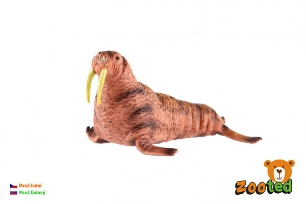 Mrož ledeni plastični 14cm v vrečki