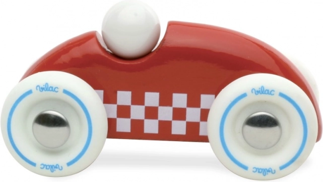 Vilac leseni mini rally avtomobilček rdeč