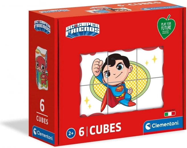 CLEMENTONI Play For Future Slikovne kocke Superprijatelji, 6 kock