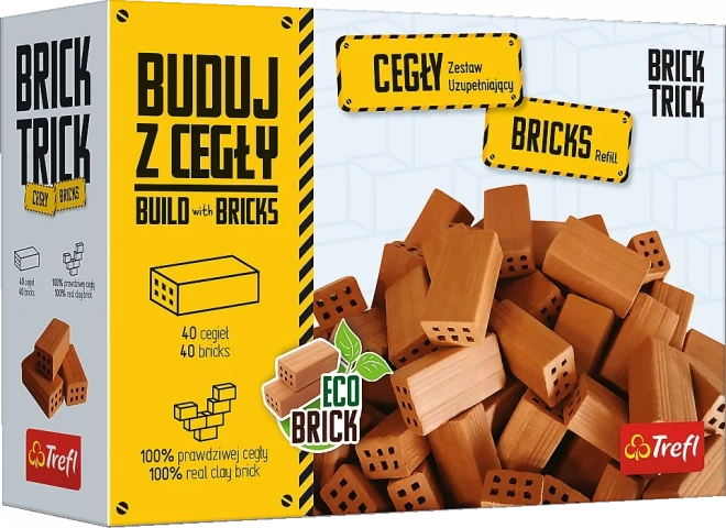 Trefl Brick Trick dodatni paket dolgih opek – 40 kos