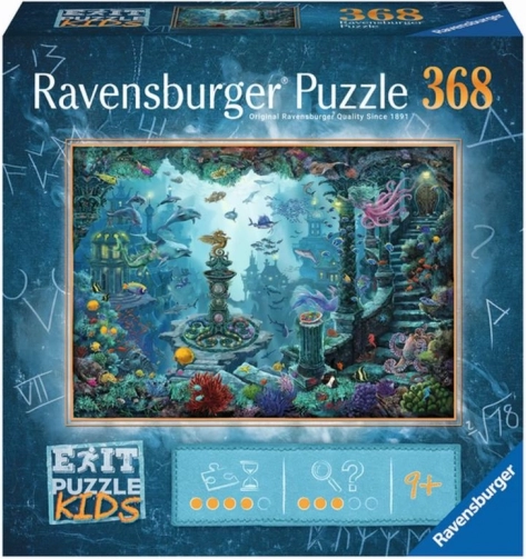 Ravensburger pobegli puzzle Kids Potopljena Atlantida 368 koščkov