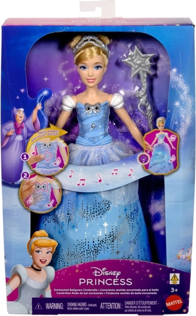 Disney princesa Pepelka – čarobna plesna obleka z lučkami in zvoki